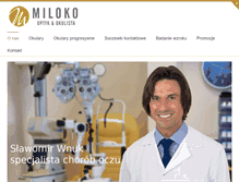 Tablet Screenshot of miloko.pl